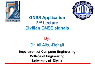 Civilian GNSS Signals Overview: GPS, GLONASS, Galileo