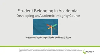 Developing Academic Integrity Course at Camosun College