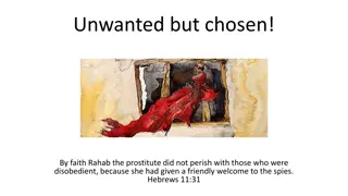 The Story of Rahab: Unwanted but Chosen by Faith