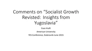 Insights from Yugoslavian Economic Growth Model Analysis