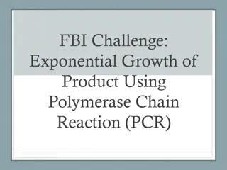 Exploring Exponential Growth in Polymerase Chain Reaction (PCR) for Novel Product Production