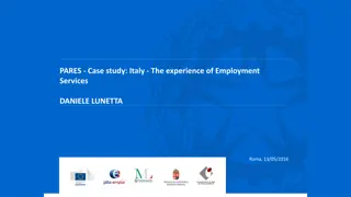 Transforming Italy's Employment Services: A Case Study