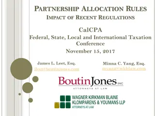 Impact of Recent Regulations on Partnership Allocation Rules