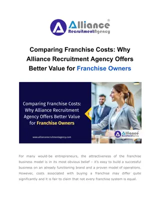 Comparing Franchise Costs_ Why Alliance Recruitment Agency Offers Better Value for Franchise Owners