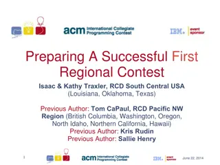 Preparing for a Successful Regional Contest: Insights and Strategies