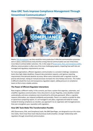 How GRC Tools Improve Compliance Management Through Streamlined Communication