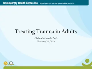 Recognizing and Treating Trauma in Adults: A Comprehensive Approach