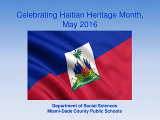 Celebrating Haitian Heritage Month - May 2016 in Miami-Dade County