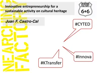 Entrepreneurship for Sustainable Cultural Heritage: Innovations by Juan F. Castro-Cal