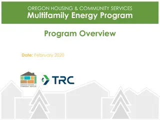 Oregon Multifamily Energy Program Overview - February 2020