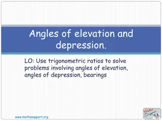 Trigonometry: Angles of Elevation and Depression in Real Life