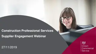 Comprehensive Overview of Construction Professional Services Supplier Engagement Webinar