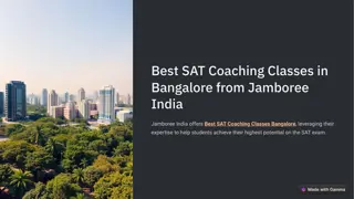 Best SAT Coaching Classes in Bangalore: Where to Find Quality SAT Prep