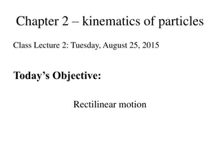 Kinematics of Particles: Understanding Motion in Physics