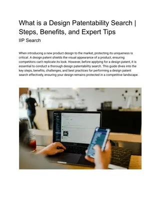 What is a Design Patentability Search | Steps, Benefits, and Expert Tips