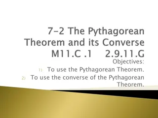 Exploring Pythagorean Theorem and Converse in Geometry