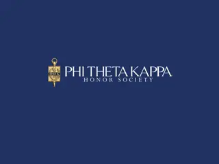 Phi Theta Kappa: International Honor Society Recognizing Scholars and Leaders