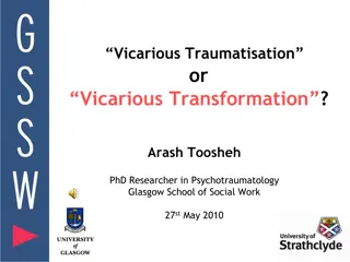 Understanding Vicarious Traumatisation in Trauma Therapy