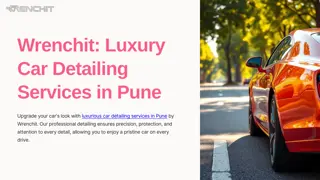 Wrenchit: Luxury Car Detailing Services in Pune