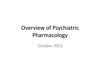 Overview of Psychiatric Pharmacology: A Comprehensive Guide from 2013