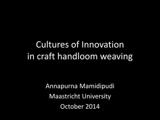 Challenges and Opportunities in Handloom Weaving Innovation