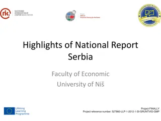 Socio-Economic Status of the Roma Population in Serbia