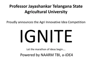 Innovation Ignite: Agri Ideas Competition at Professor Jayashankar Telangana State Agricultural University