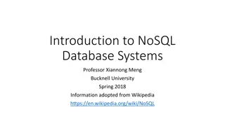 NoSQL Databases in Modern Data Management