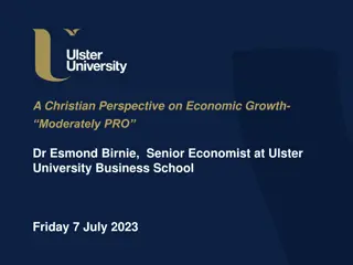 Christian Perspectives on Economic Growth: Insights from Genesis and Beyond