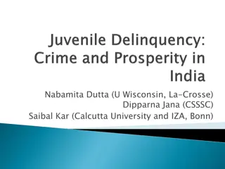 Insights into Juvenile Delinquency and Crime Trends: A Comparative Analysis