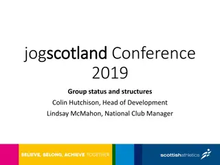 Exploring Group Structures and Affiliation in the JogScotland Scotland Conference 2019