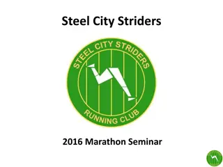 Steel City Striders 2016 Marathon Seminar Highlights