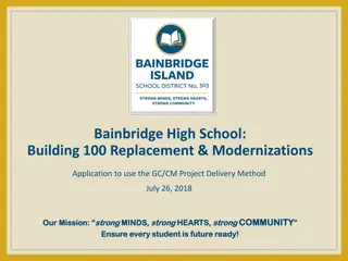 Bainbridge High School Building 100 Replacement & Modernizations Application