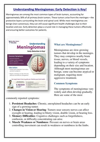 Meningiomas treatment in Pune - Dr. Dilip Kiyawat