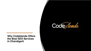 Why Codeblends Offers the Best SEO Services in Chandigarh