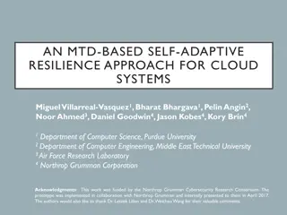 MTD-Based Self-Adaptive Resilience in Cloud Systems