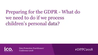 Guide to Process Children's Personal Data Under GDPR