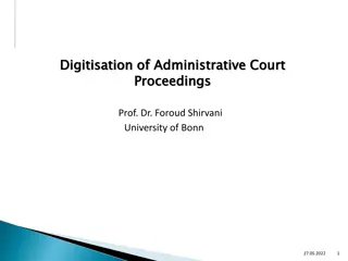 Digitisation of Administrative Court Proceedings in Germany: Opportunities and Constitutional Limits