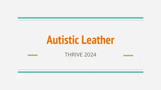 Autism Spectrum Disorder and Thriving in Leather Communities