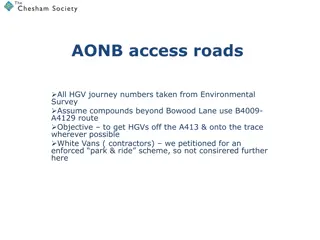 Challenges and Proposed Solutions for Access Roads in AONB Area