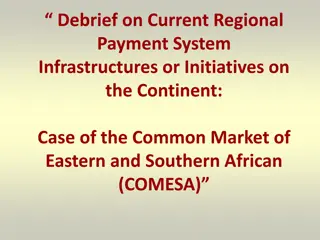 Current Regional Payment System Initiatives in COMESA