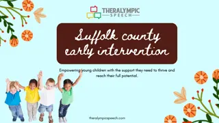 Suffolk County Early Intervention: Expert Support for Developmental Delays