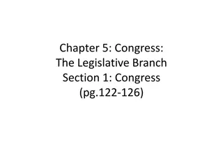 Congress: The Legislative Branch in Action