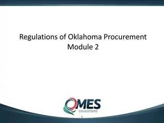 Oklahoma Procurement Regulations Overview