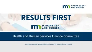 Results First Initiative Overview: Informing Evidence-Based Decision-Making in Minnesota