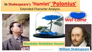 Polonius in Shakespeare's Hamlet: Extended Character Analysis