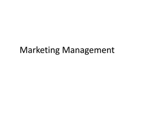 Overview of Marketing Management Strategies