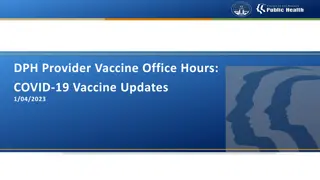 COVID-19 Vaccine Updates and Recommendations - January 2023