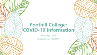 COVID-19 Vaccination Efficacy Study at Foothill College