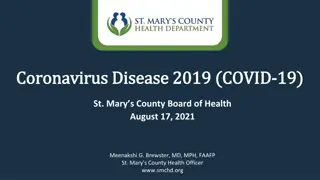 COVID-19 Updates and Insights in St. Mary's County